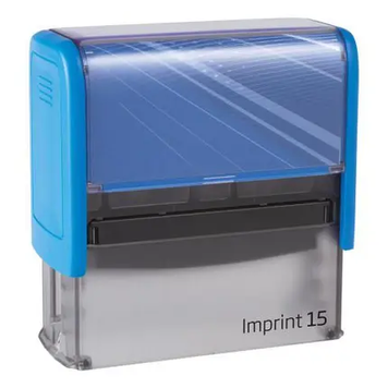 Синя автоматична оснастка Trodat Imprint 15 &mdash; 70&times;25 мм LKMJS5 фото
