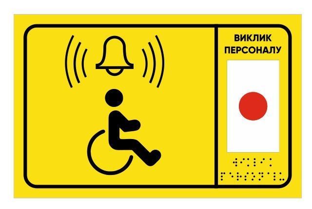 Табличка ПВХ (пластикова) 5мм. зі шрифтом БРАЙЛЯ 15*20см.. 1859036951 фото