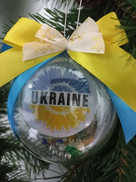 Куля новорічна, розбірна, подарункова, ф 8см. 2032943545 фото